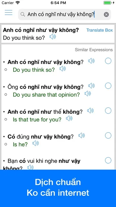 Скриншоты Vietnamese Translator Offline
