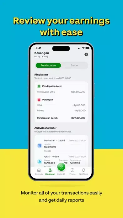 GoPay Merchant (Early Access) Screenshots