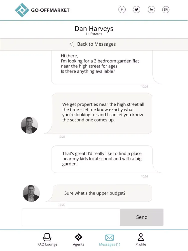 Go-OffMarket iPad  Screenshots