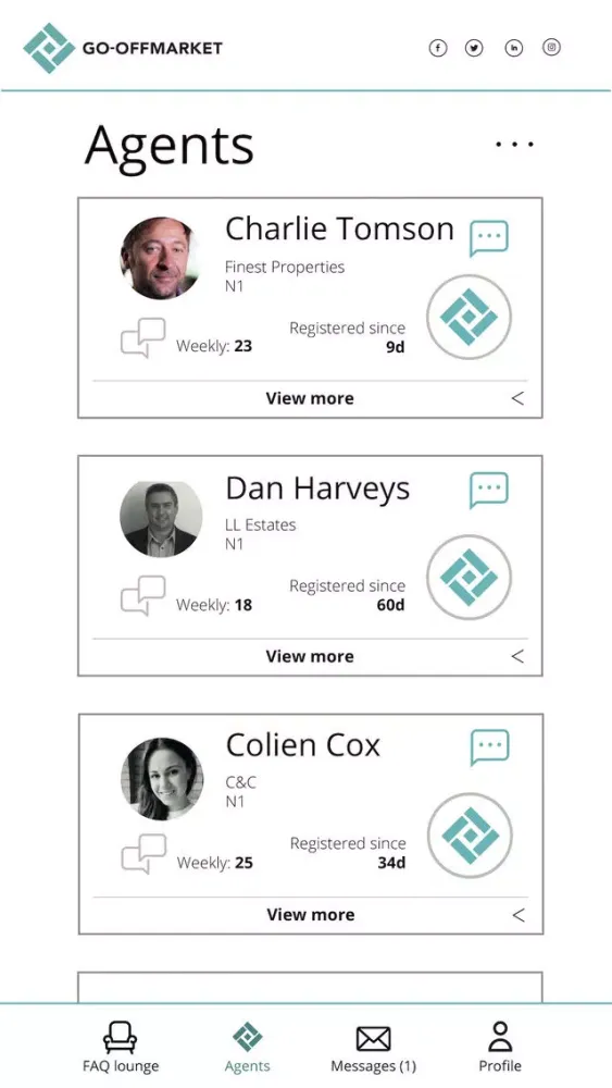 Go-OffMarket Screenshots