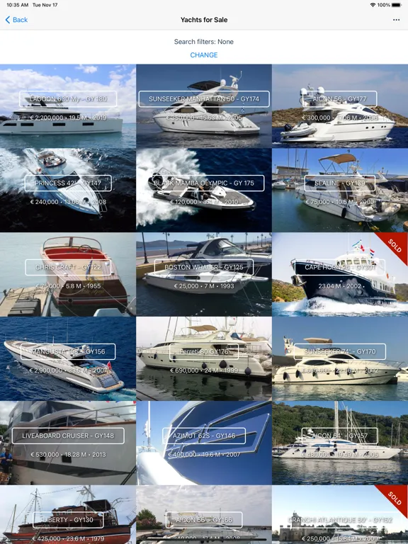 Capturas de tela do Go Yachting Inc iPad 