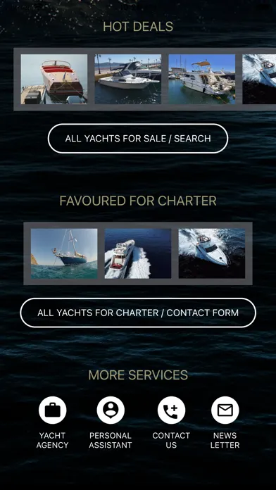 Capturas de tela do Go Yachting Inc