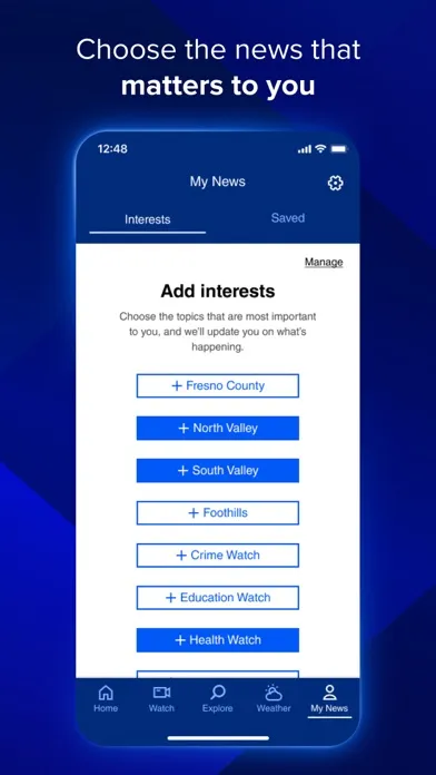 Ảnh chụp màn hình của ABC30 Central CA
