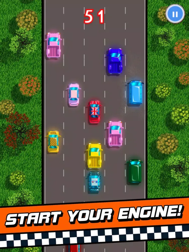 Escape Rush Racing iPad  스크린샷