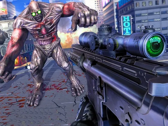 Unkiled Zombie Fire Game 3D iPad  Screenshots