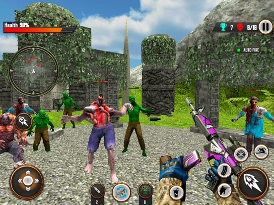 Unkiled Zombie Fire Game 3D iPad  Screenshots