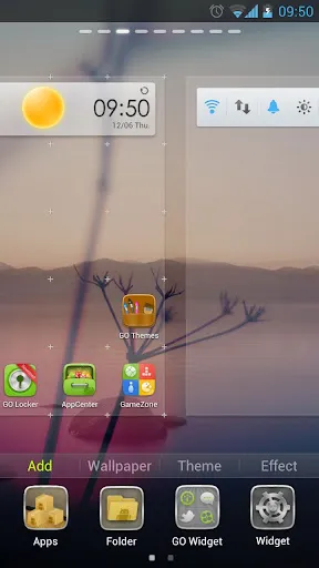 Capturas de tela do GO Multiple Wallpaper