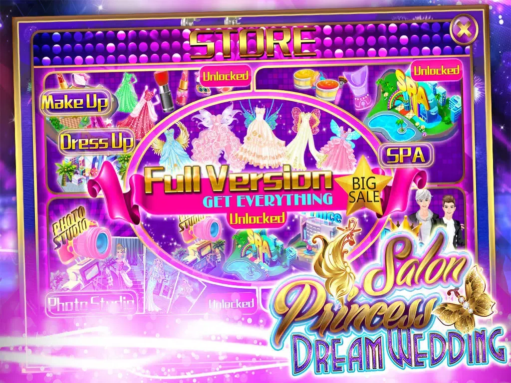 Princess Salon-Dream Wedding iPad 应用截图