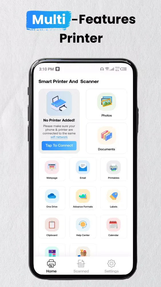 Smart printer and Scanner App Screenshots