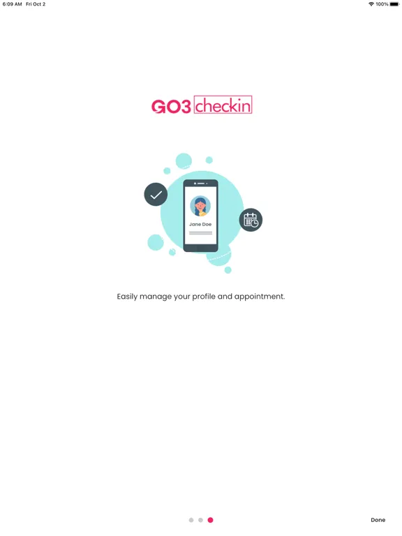 Go3Checkin iPad  স্ক্রিনশট