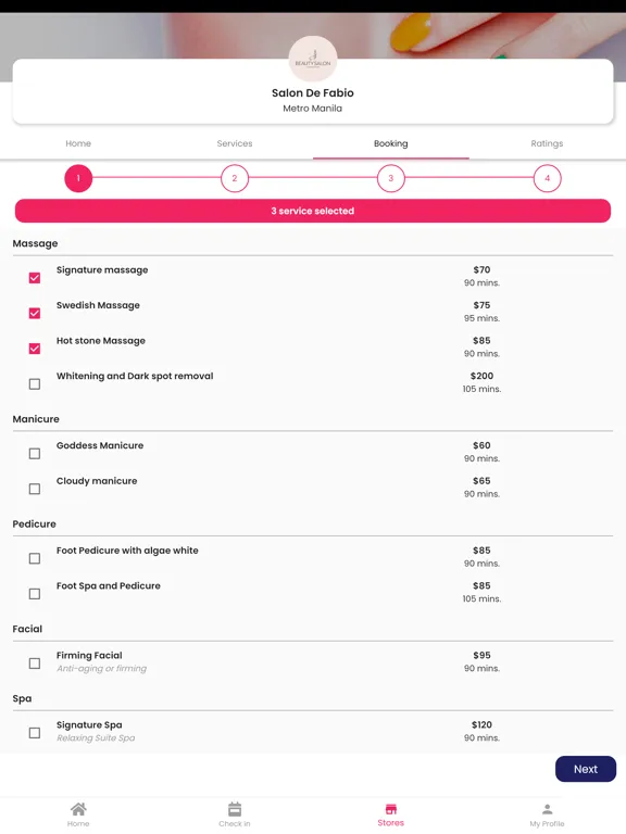 Go3Checkin iPad  স্ক্রিনশট
