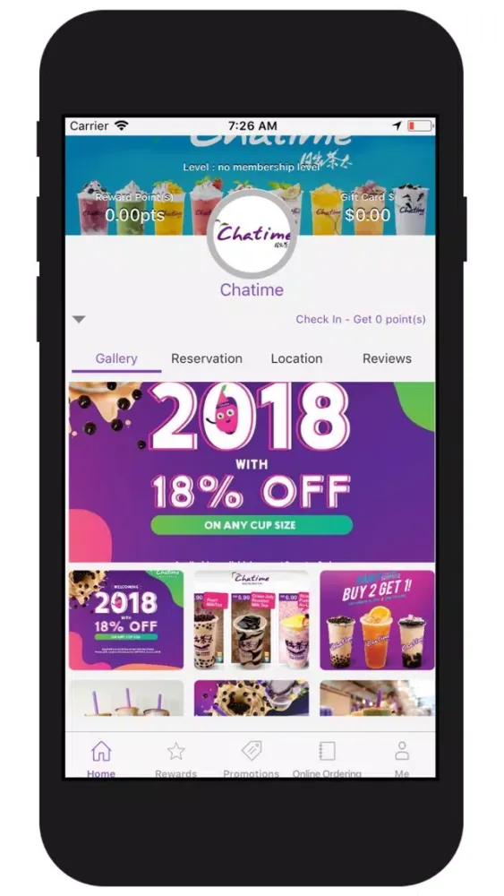 Captures d'écran de Chatime Houston