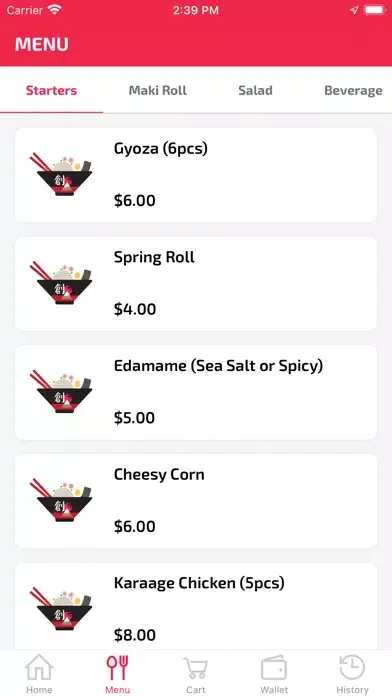 Zrzuty ekranu Fuji Ramen