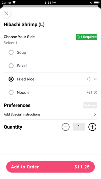 Sakura Hibachi Sushi स्क्रीनशॉट