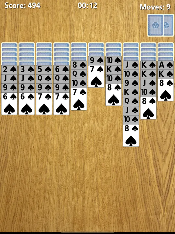 Captures d'écran de Spider Solitaire 2022++ iPad 