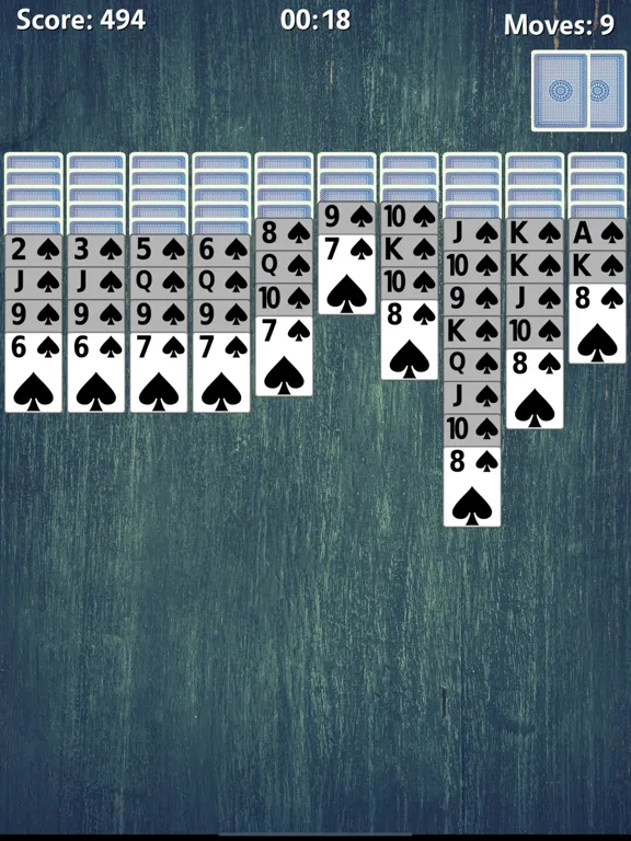 Captures d'écran de Spider Solitaire 2022++ iPad 