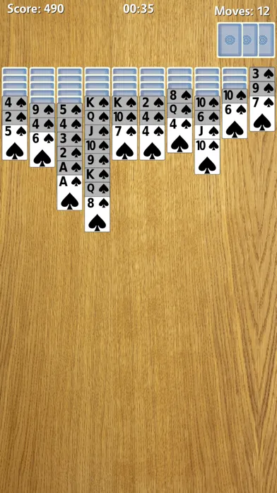 Captures d'écran de Spider Solitaire 2022++