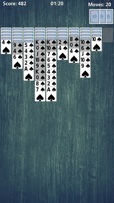 Captures d'écran de Spider Solitaire 2022++