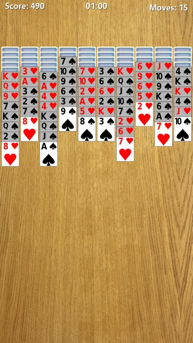 Captures d'écran de Spider Solitaire 2022++
