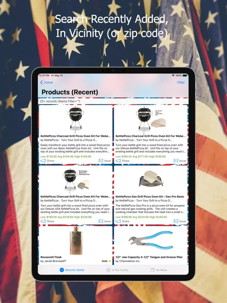 Captures d'écran de Go4 USA iPad 