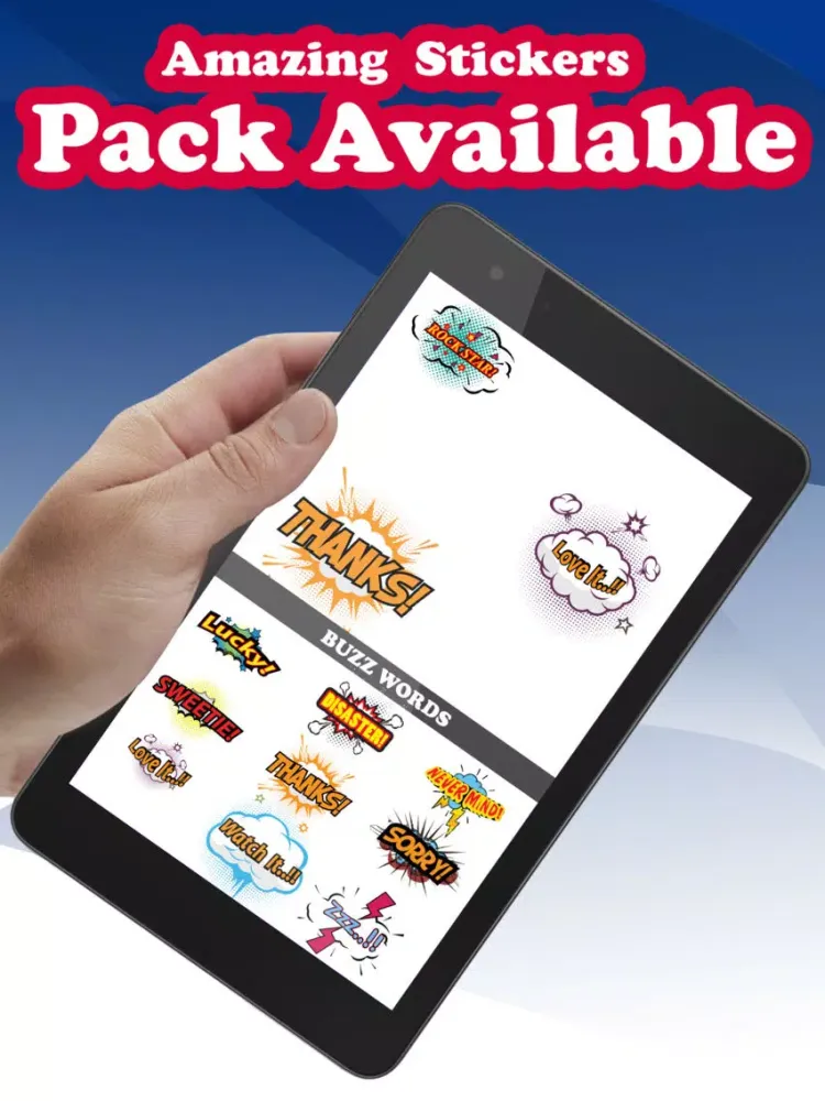 ภาพหน้าจอของ Buzzmoji - Enjoy Buzzwords Custom Keyboard Texting iPad 