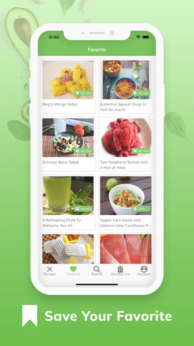 Zrzuty ekranu Vegan Recipes - Plant Based