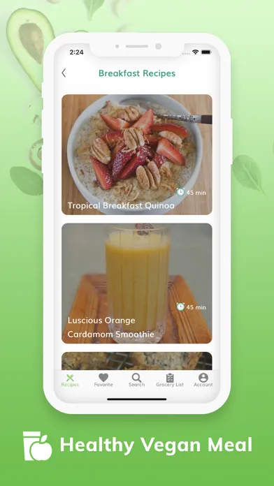 Zrzuty ekranu Vegan Recipes - Plant Based
