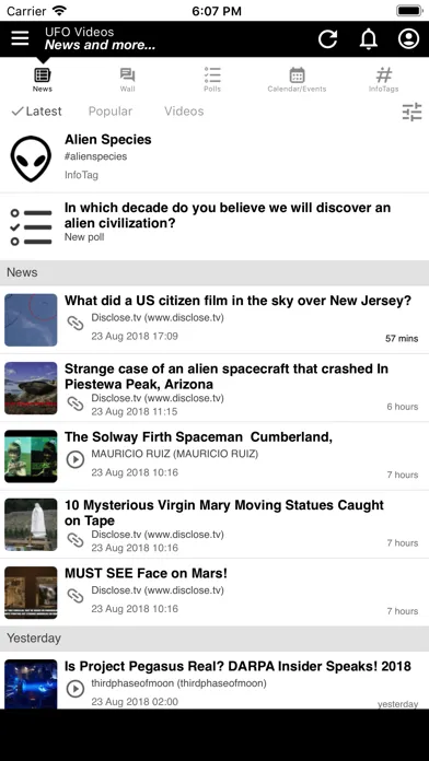 صور UFO Videos, News & more...
