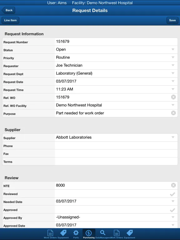 Zrzuty ekranu Phoenix AIMS Mobile iPad 