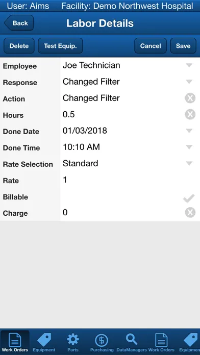 Zrzuty ekranu Phoenix AIMS Mobile