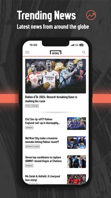 GOAL - Soccer News & Scores Screenshots