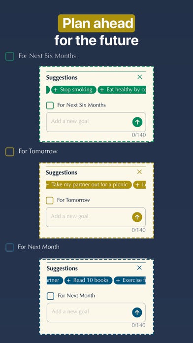 Screenshot di Goalgum: Goal Setter & Tracker