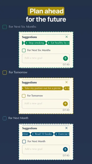 Goalgum: Goal Setter & Tracker 스크린샷