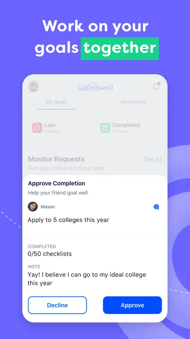 Goalswell-Goal & Habit Tracker स्क्रीनशॉट