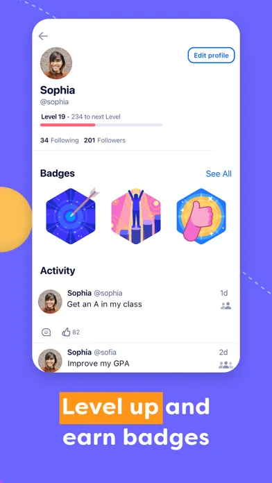 Goalswell-Goal & Habit Tracker स्क्रीनशॉट