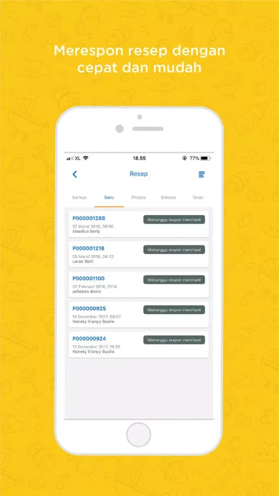 GoApotik Seller App Screenshots