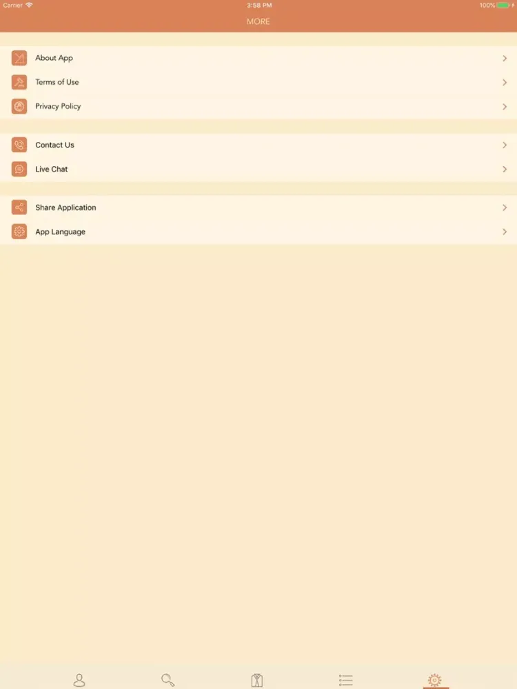Tangkapan skrin Mohandisi iPad 