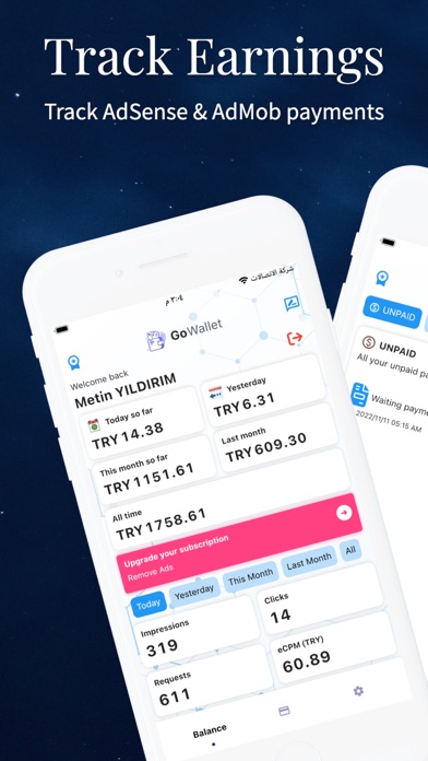 GoWallet - Track Your Earnings スクリーンショット