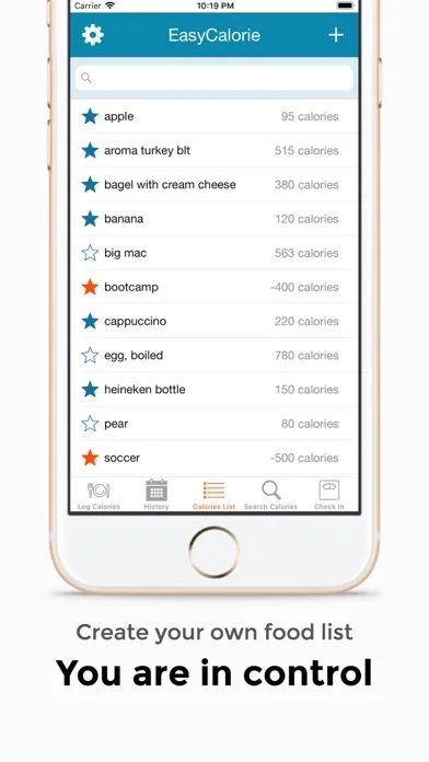 Captures d'écran de Easy Calorie - Calorie Tracker