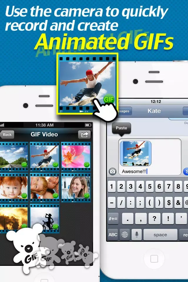 Capturas de tela do Live GIF Video free