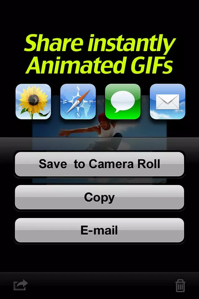 Capturas de tela do Live GIF Video free
