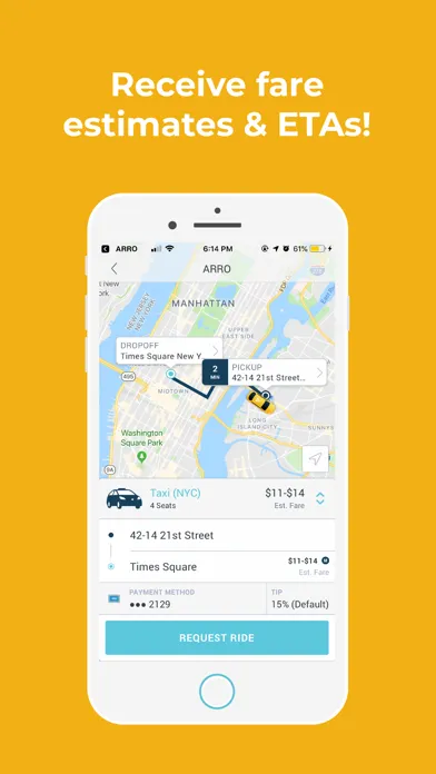 صور Arro - Taxi App