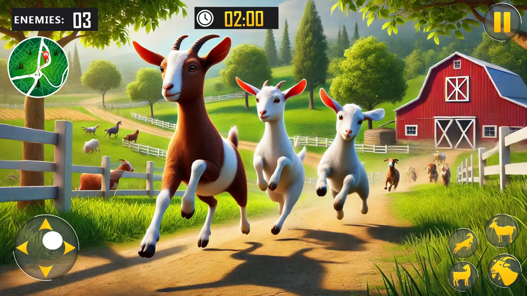 Goat Family Fun Simulator 3D Screenshots