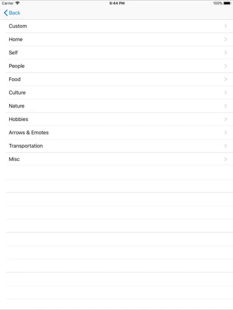 Скриншоты iSpeak Grid iPad 