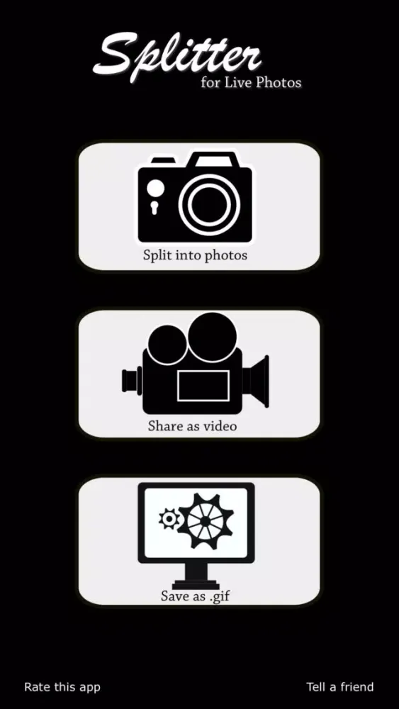 Splitter: for Live Photos应用截图