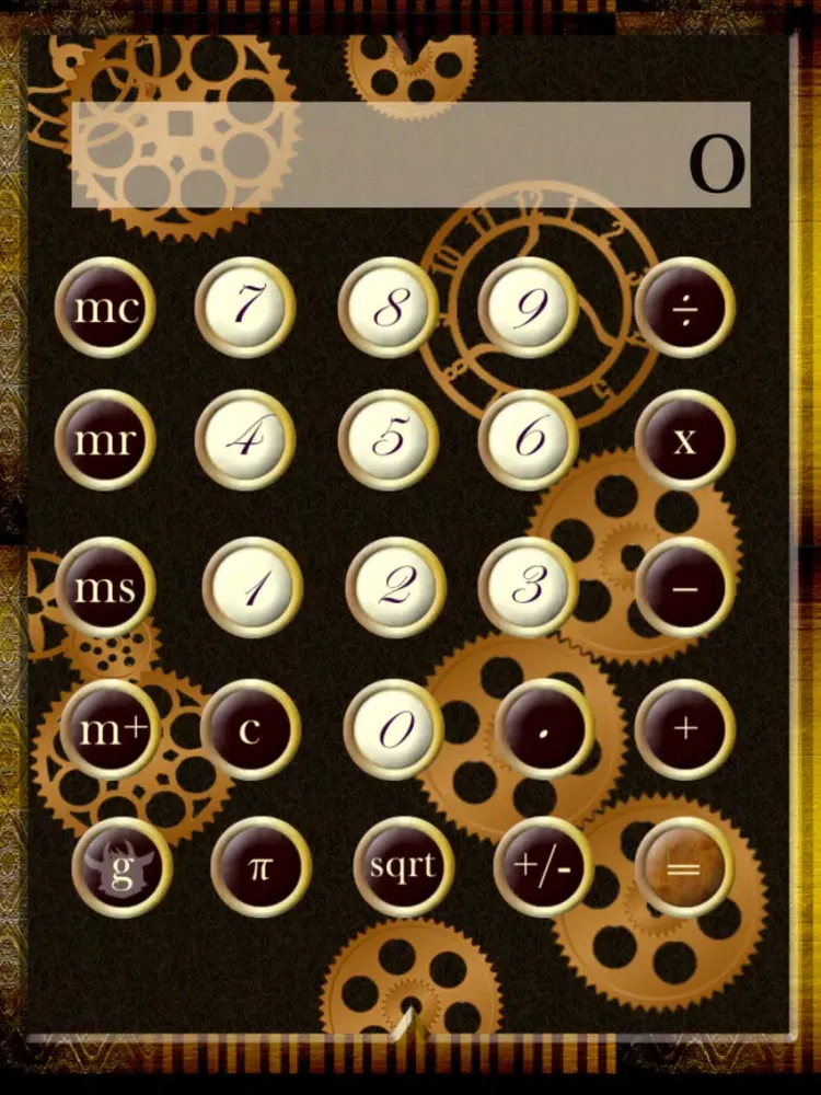 Screenshot di Calculator Steampunk iPad 