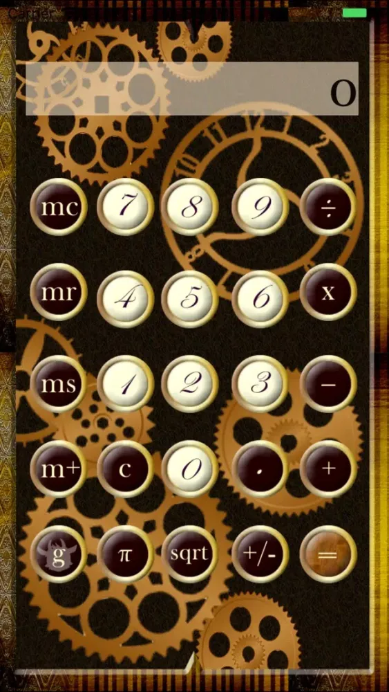 Screenshot di Calculator Steampunk
