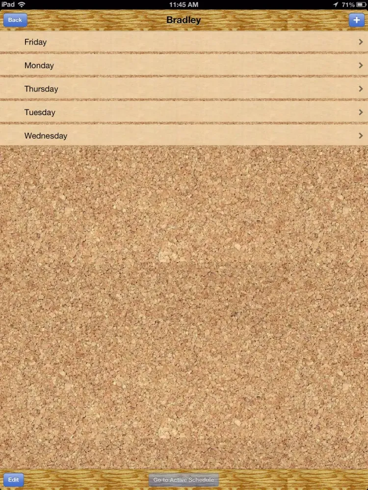 iVisual Schedule iPad  स्क्रीनशॉट