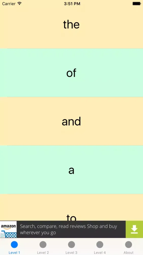 Tangkapan skrin Sight Words to Help Kids Read