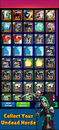 Tangkapan skrin Idle Necromancer: AFK Tap Hero